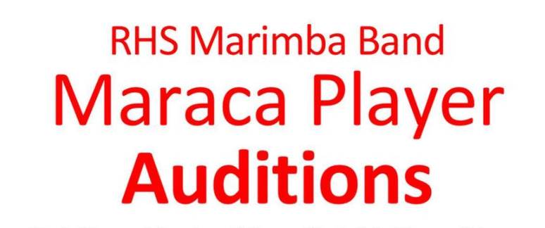 RHS Marimba Band Auditions