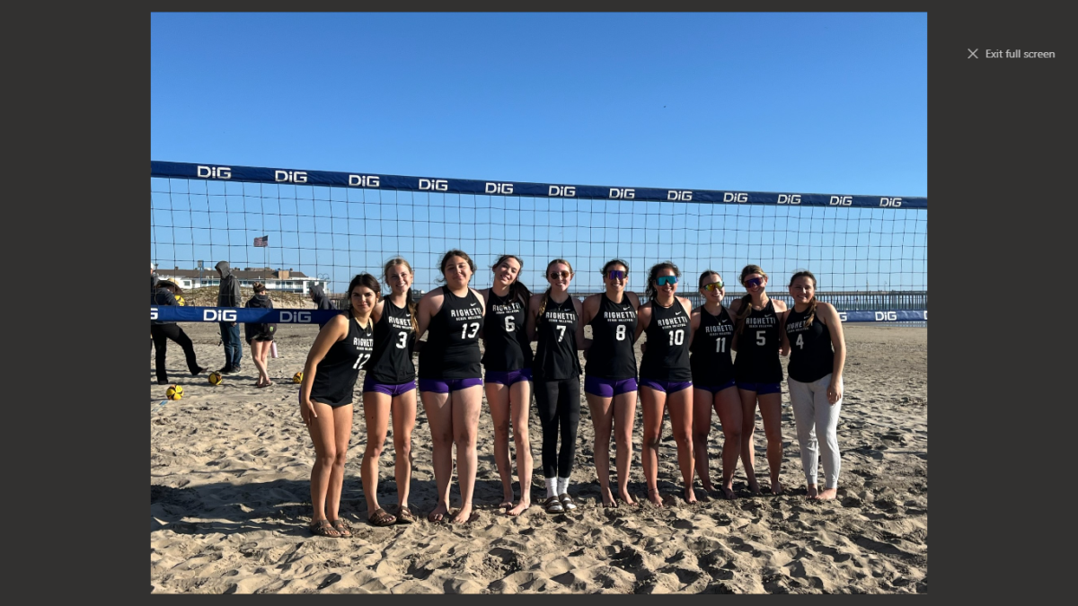 Beach volleyball is coming to an end