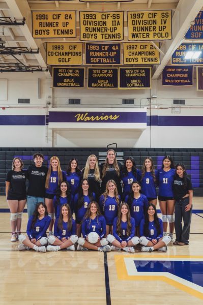 Righetti Girls Volleyball Team